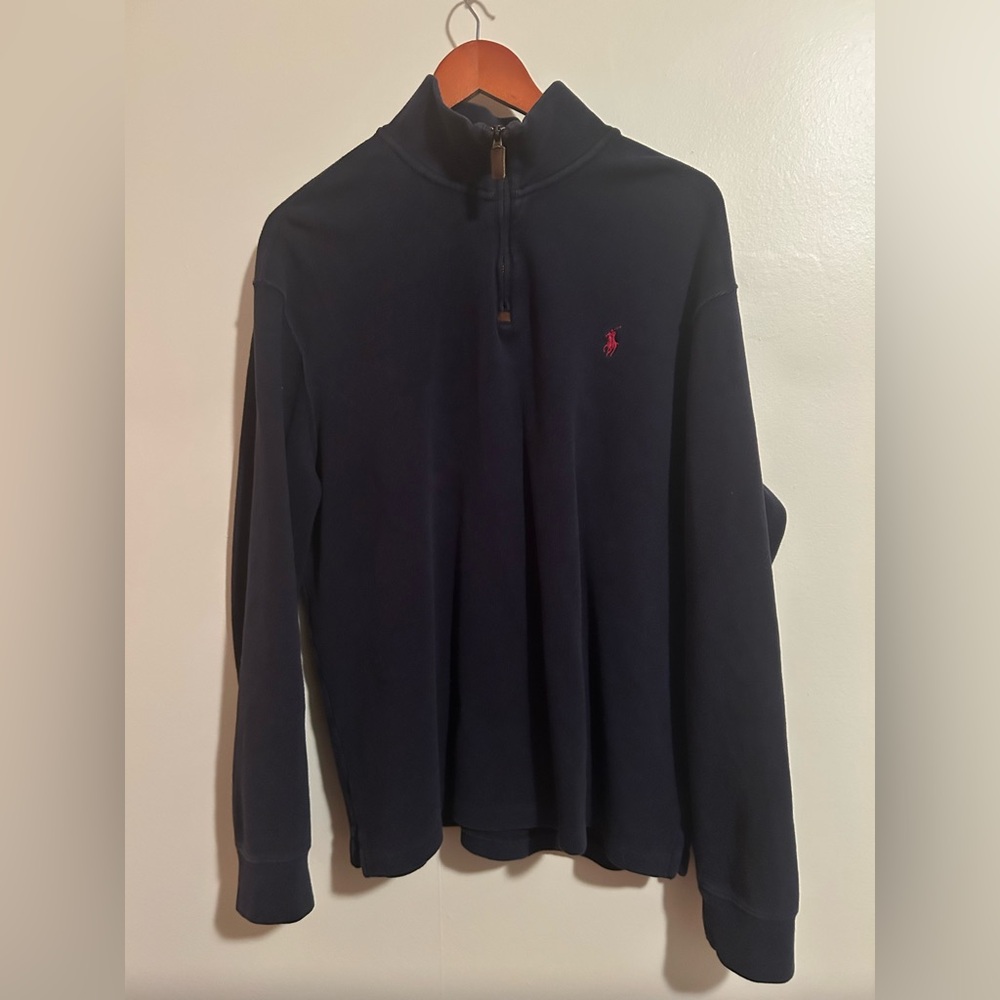 Ralph Lauren Navy Half-Zip Pullover